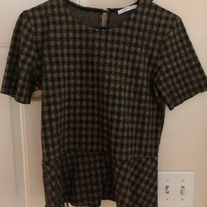 Zara Peplum Top- never worn